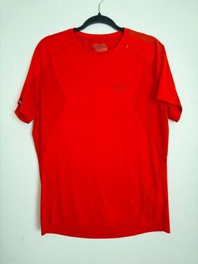 Dynafit outdoor Men's Red Lightweight Short Sleeve Performance Tee
